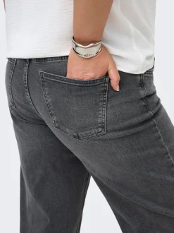 CARJULLES Middels høy midje Wide Leg Fit Jeans