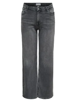 CARJULLES Middels høy midje Wide Leg Fit Jeans