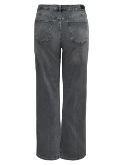 CARJULLES Middels høy midje Wide Leg Fit Jeans