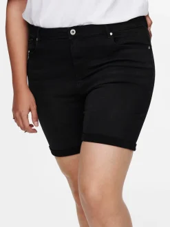 CARLAOLA Høy midje Skinny Fit Denimshorts