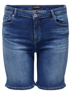 CARLAOLA Høy midje Skinny Fit Denimshorts
