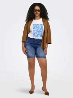 CARLAOLA Skinny Fit Denimshorts