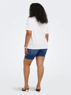 CARLAOLA Skinny Fit Denimshorts