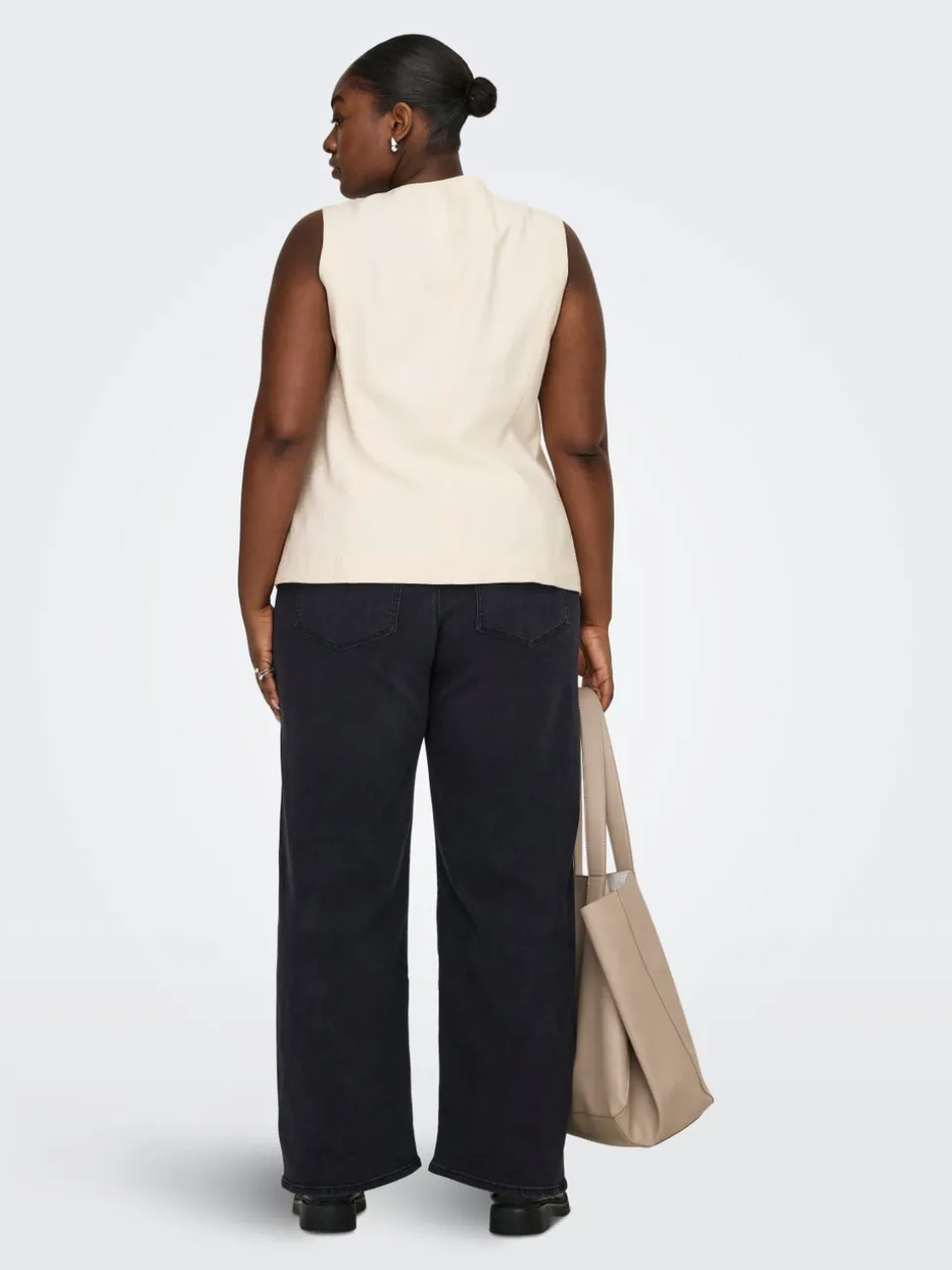 CARMADISON Høy midje Wide Leg Fit Jeans