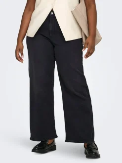 CARMADISON Høy midje Wide Leg Fit Jeans