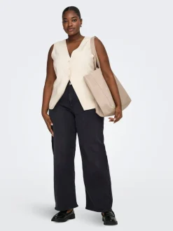 CARMADISON Høy midje Wide Leg Fit Jeans