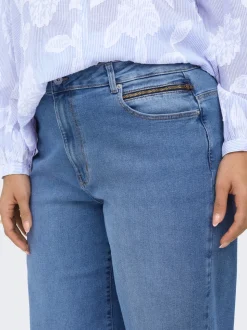 CARMADISON Høy midje Wide Leg Fit Jeans