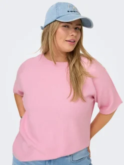 CARMARGARETA Kortermet strikketopp