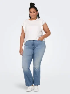 CARMAYA Høy midje Flared Fit Jeans
