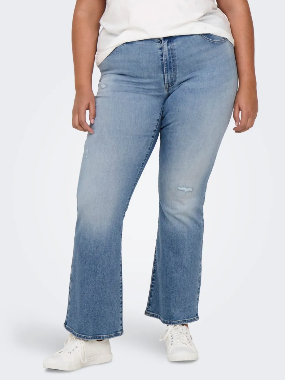 CARMAYA Høy midje Flared Fit Jeans