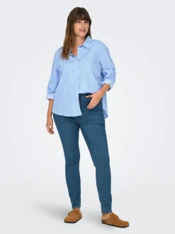 CARMILA-IRIS Høy midje Skinny Fit Ankellengde Jeans