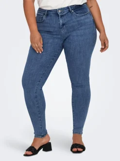 CARPOWER Middels høy midje Skinny Fit Jeans
