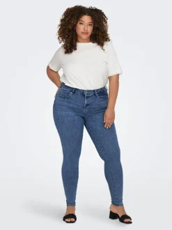 CARPOWER Middels høy midje Skinny Fit Jeans