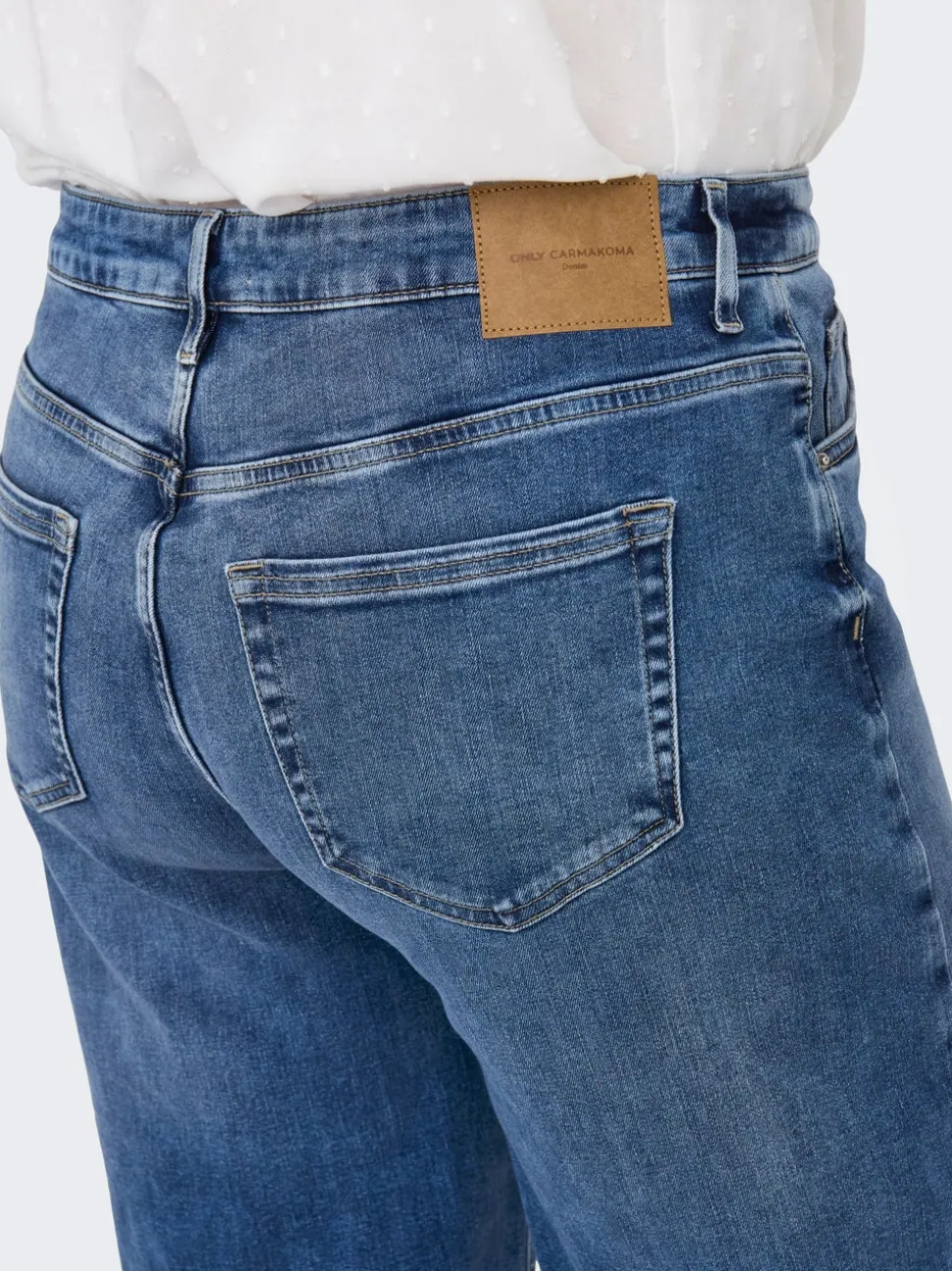 CARRADISON Høy midje Wide Leg Fit Jeans