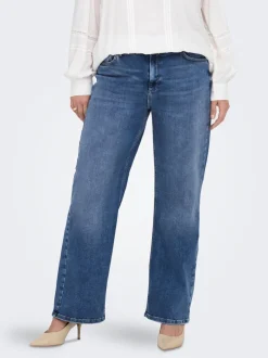 CARRADISON Høy midje Wide Leg Fit Jeans