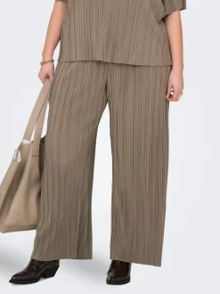 CARRAVENNA Regular Fit Plisserte bukser
