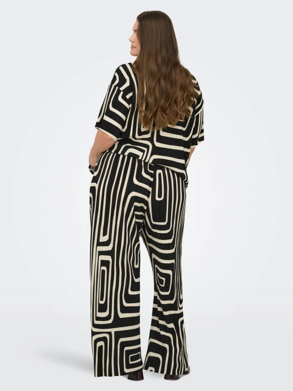 CARRAVENNA Regular Fit Plisserte bukser
