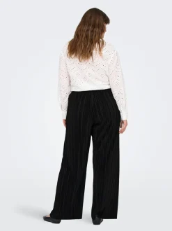 CARRAVENNA Regular Fit Plisserte bukser
