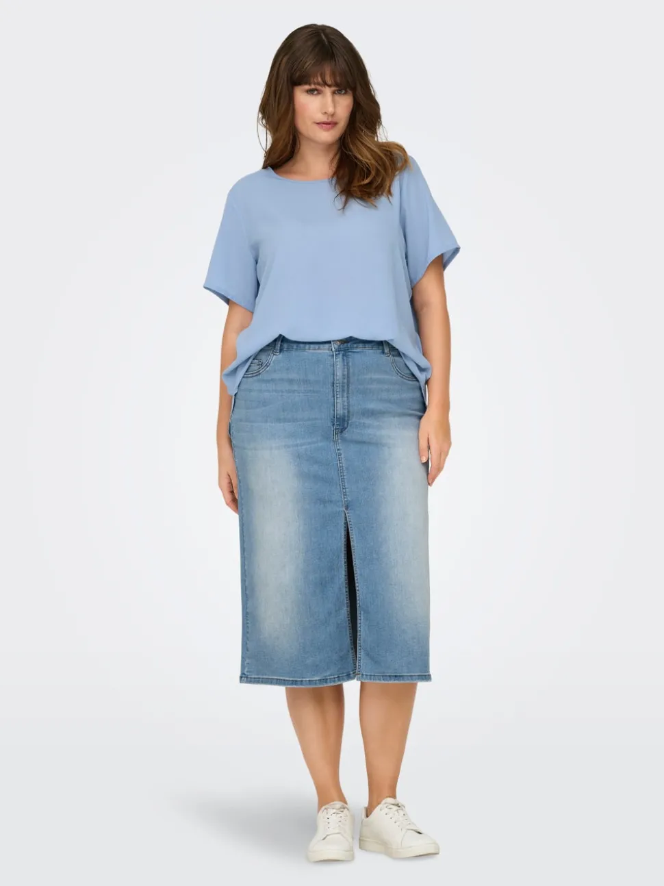 CARROSE Denim Denimskjørt Midiskjørt