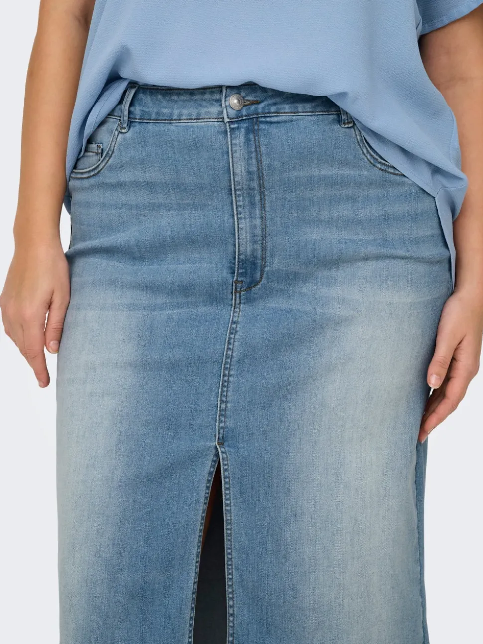 CARROSE Denim Denimskjørt Midiskjørt