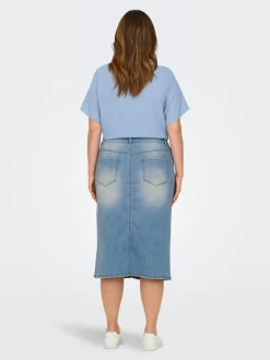 CARROSE Denim Denimskjørt Midiskjørt