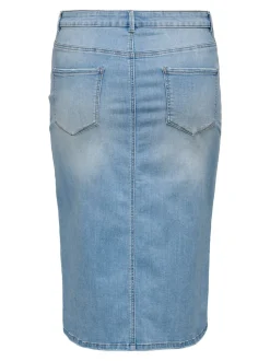 CARROSE Denim Denimskjørt Midiskjørt