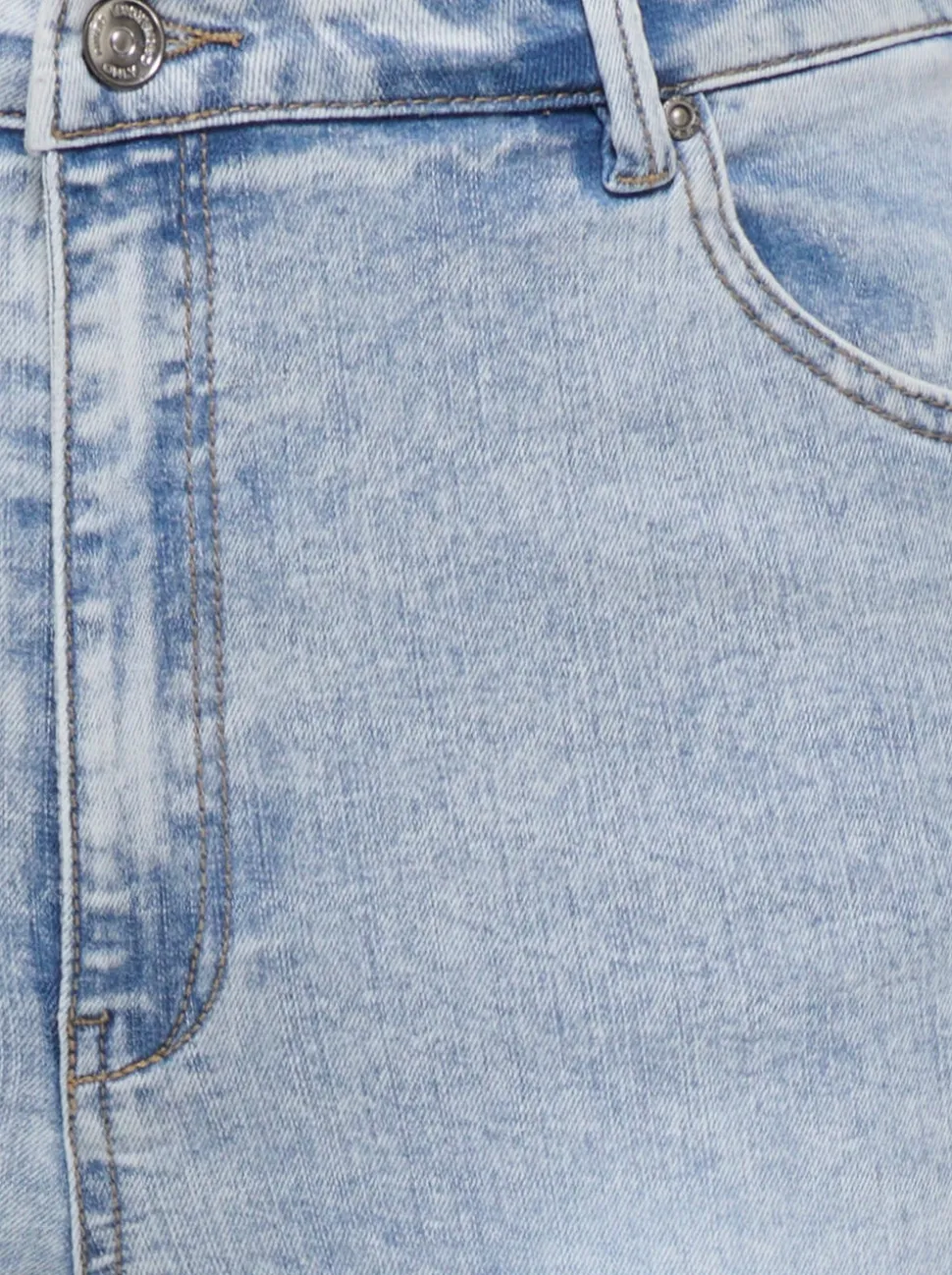 CARROSE Høy midje Retro Flared Fit Jeans