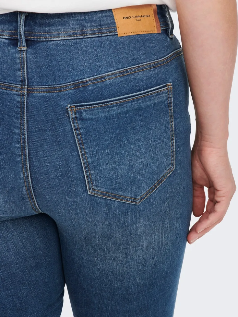 CARSALLY Middels høy midje Skinny Fit Jeans