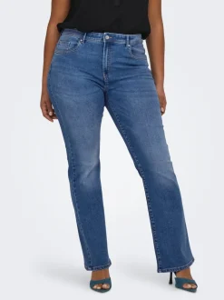 CARSALLY Middels høy midje Flared Fit Jeans