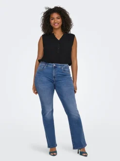 CARSALLY Middels høy midje Flared Fit Jeans