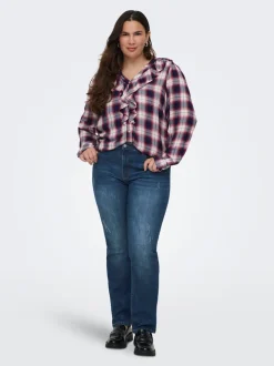 CARSALLY Middels høy midje Slim Fit Jeans