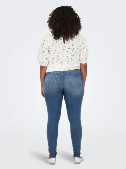 CARSALLY Middels høy midje Skinny Fit Jeans