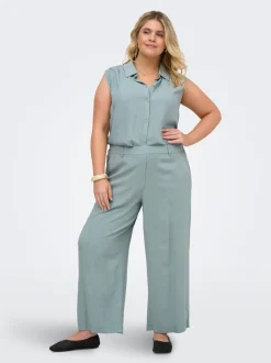 CARSIESTA Cropped Fit Lin Culotte bukser