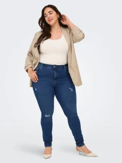 CARSNOW Høy midje Skinny Fit Jeans