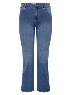 CARSNOW Høy midje Straight Fit Jeans