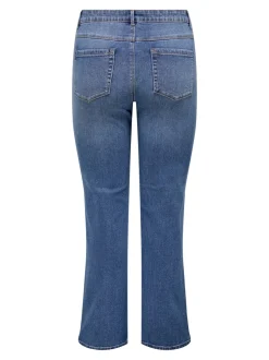 CARSNOW Høy midje Straight Fit Jeans