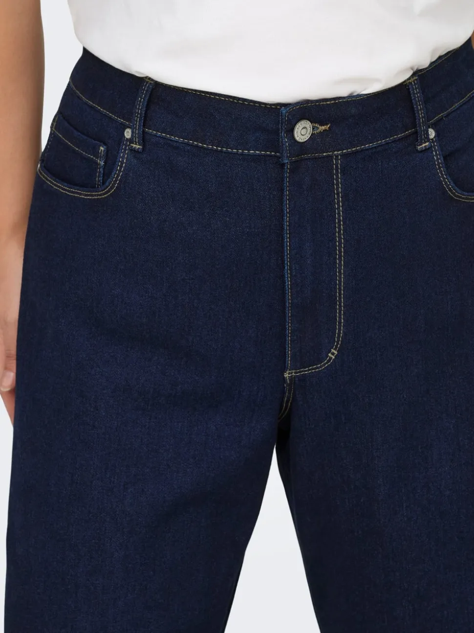 CARSNOW Høy midje Wide Leg Fit Jeans