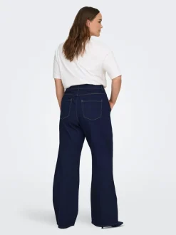 CARSNOW Høy midje Wide Leg Fit Jeans
