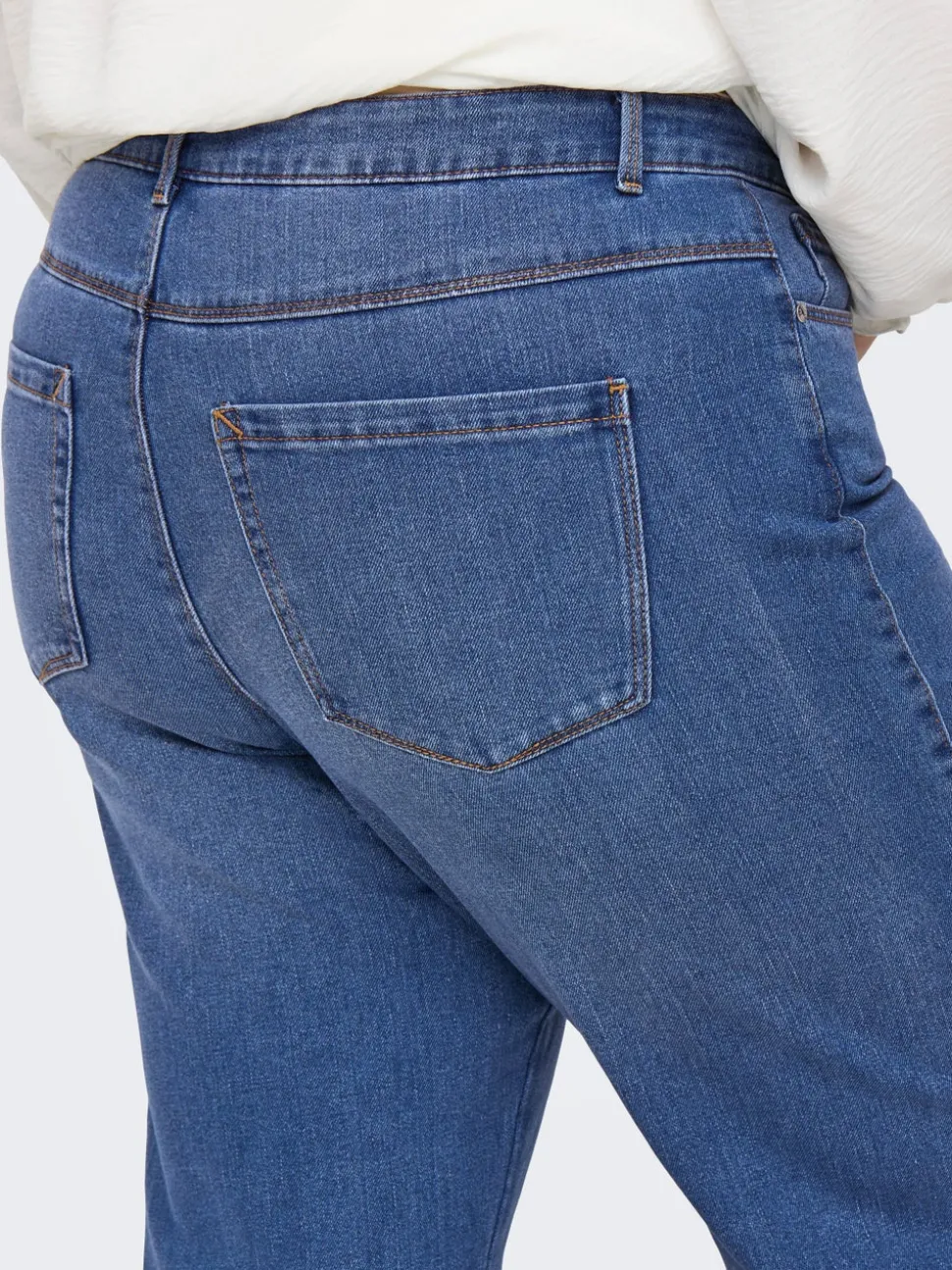 CARSNOW Høy midje Wide Leg Fit Jeans