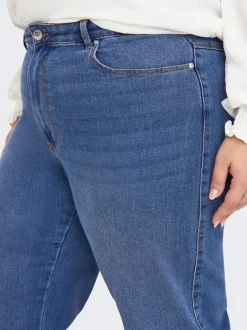CARSNOW Høy midje Wide Leg Fit Jeans