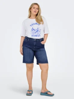 CARSONNY Høy midje Regular Fit Denimshorts
