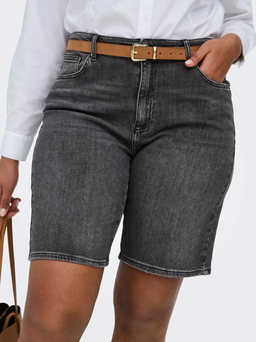 CARSONNY Høy midje Regular Fit Denimshorts