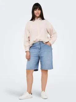 CARSONNY Høy midje Regular Fit Denimshorts