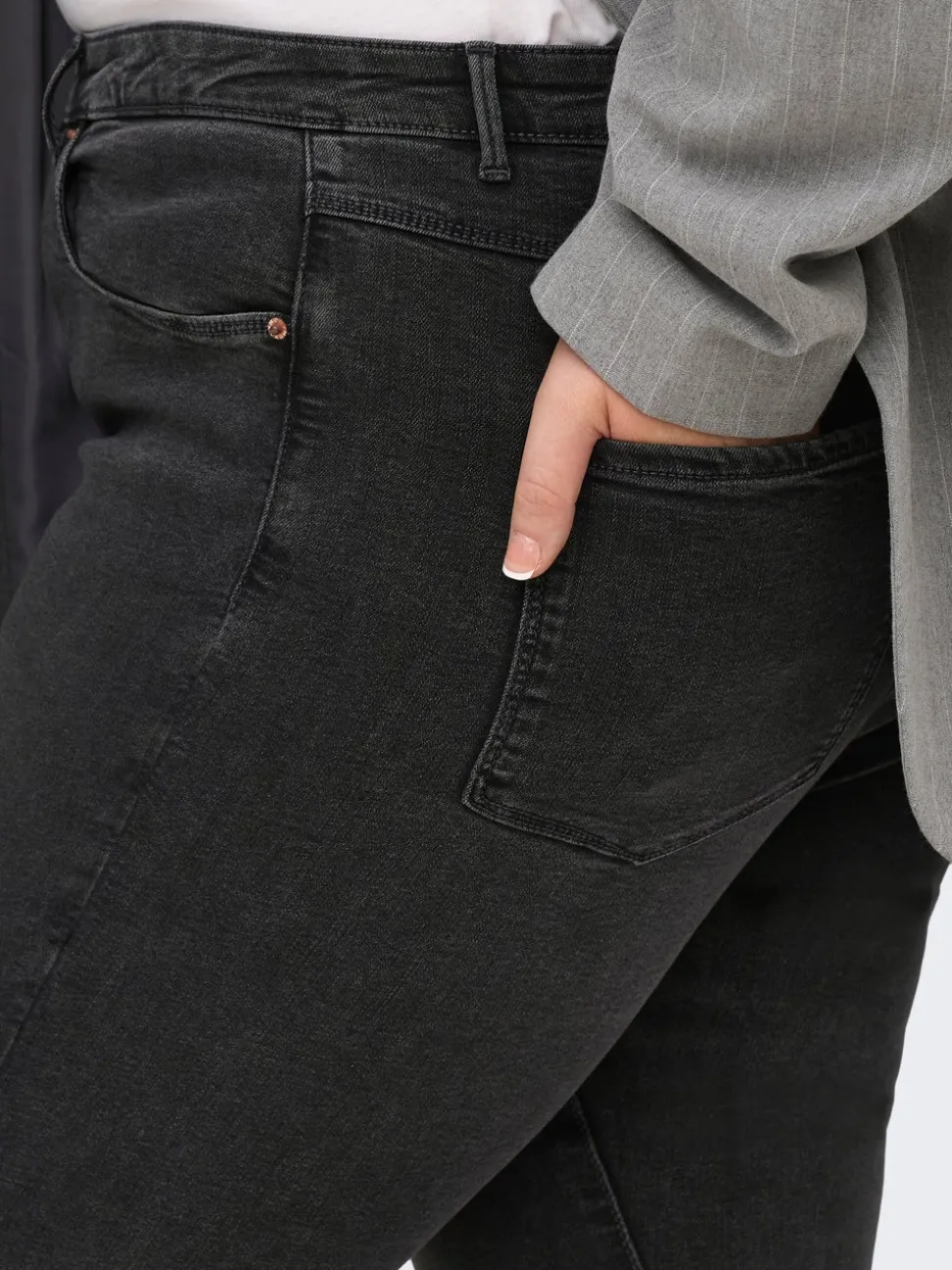 CARSTORM Høy midje Skinny Fit Jeans