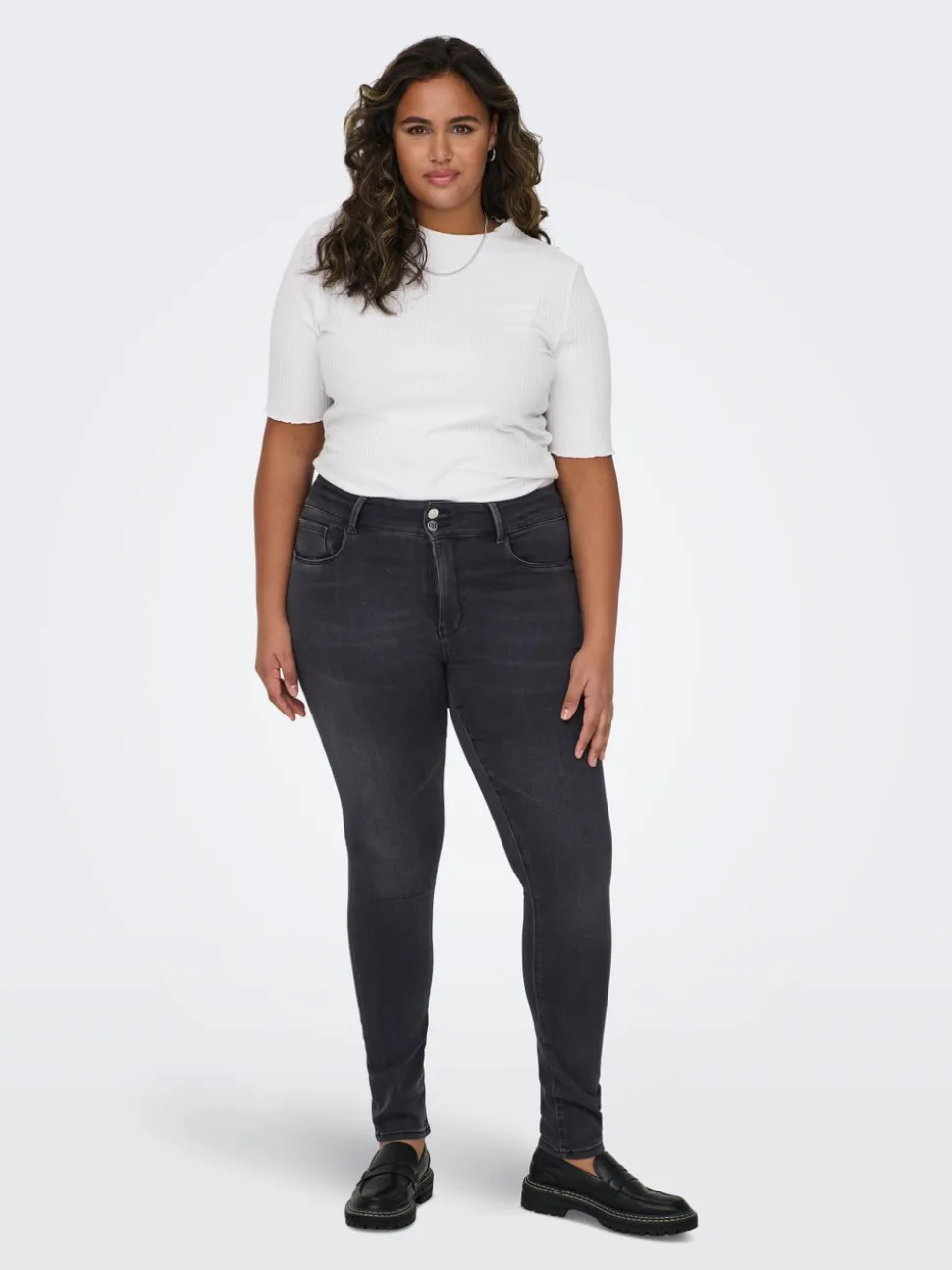 CARSTORM Høy midje Skinny Fit Jeans