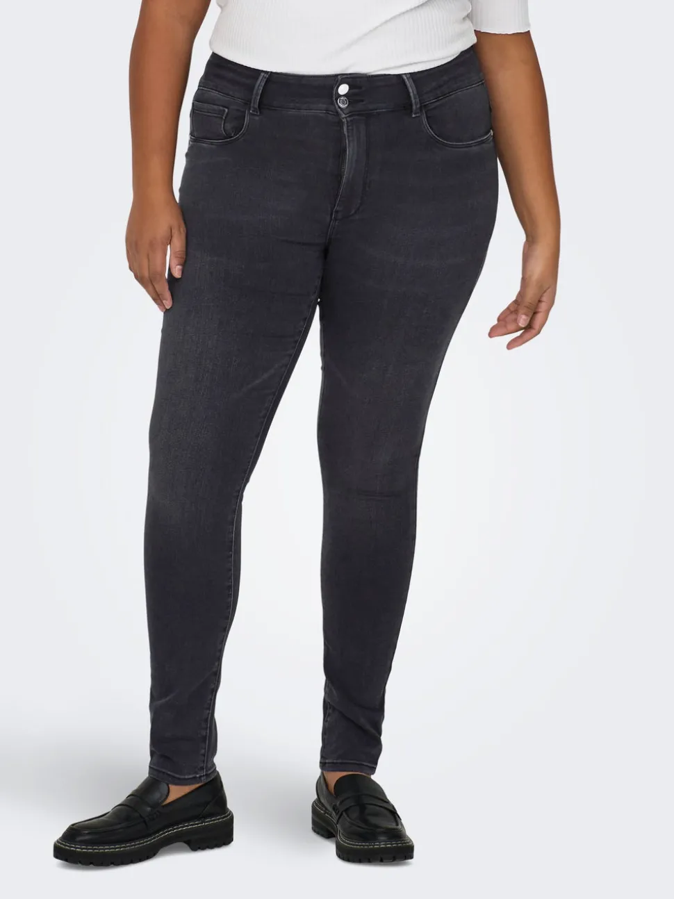CARSTORM Høy midje Skinny Fit Jeans