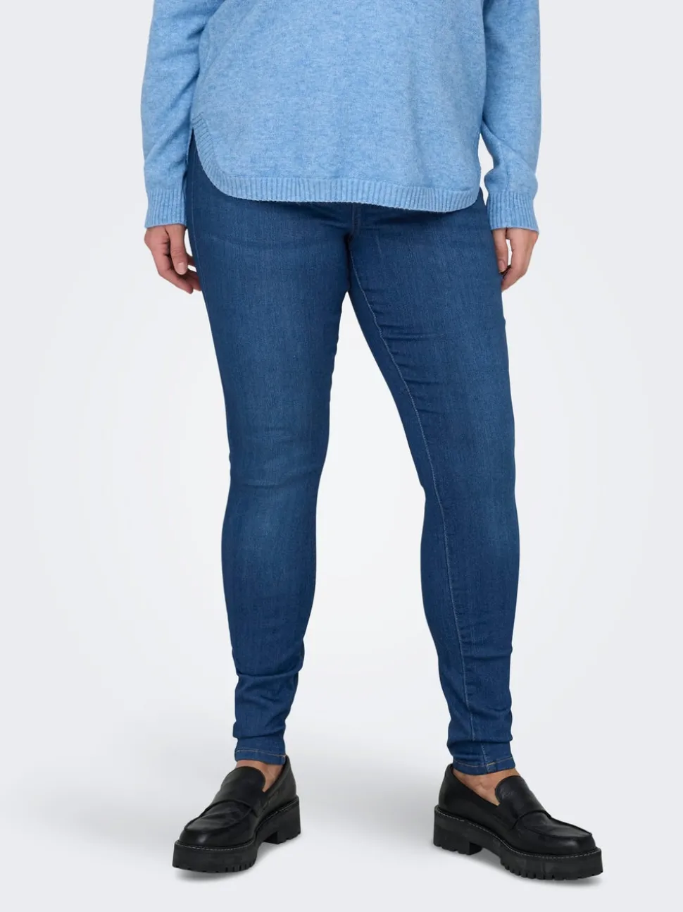 CARSTORM Høy midje Skinny Fit Jeans