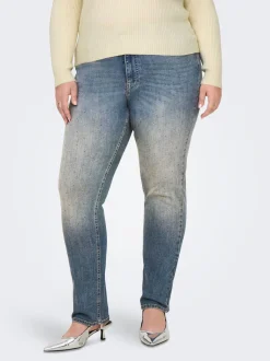 CARSUI Høy midje Slim Fit Jeans