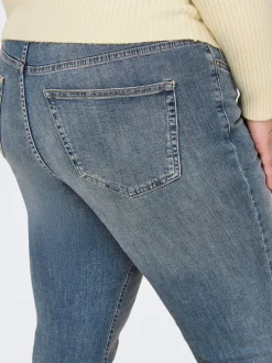 CARSUI Høy midje Slim Fit Jeans