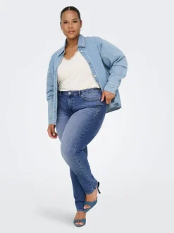 CARSUI Middels høy midje Slim Fit Jeans